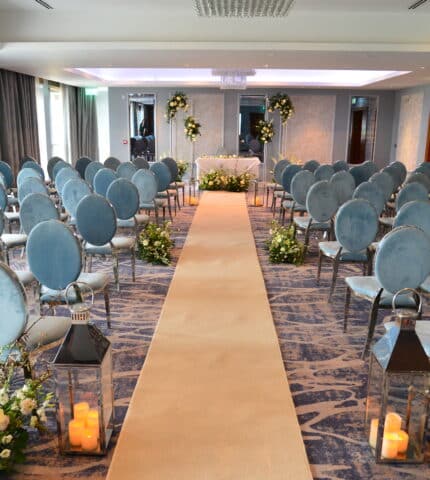 Professional Photo of Civil Service Set up in the Garden Room