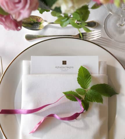Wedding Place Setting 450mm