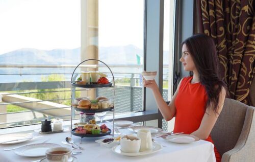 Gallery Image - Afternoon Tea ~  a touch of pastry heaven. Today’s guests will enjoy the delightful taste of our delicious delicacies.✨

Afternoon Tea served daily from 1-3pm, pre booking essential.

To book 📞064 6631766

#afternoonteatime #deliciouscake #tea #fingersandwiches #delicious #aghadoeheightshotelandspa